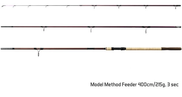 DELPHIN - Prút Magma M3 Method Feeder 215 g 4 m 3 diely