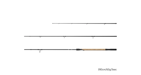 DELPHIN - Prút Method CONXEPT + 3 špičky 390 cm 60 g 3 diely