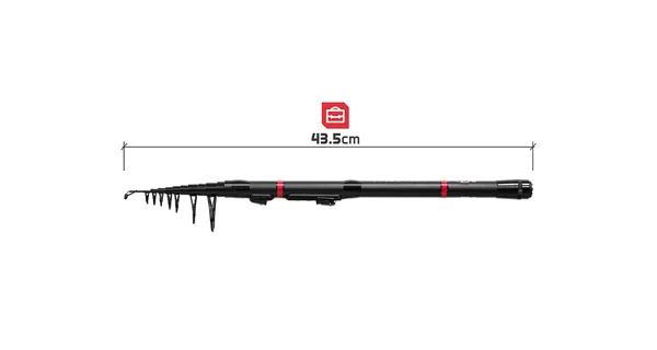 DELPHIN - Prút PocketRocket 2,4 m 5-35 g
