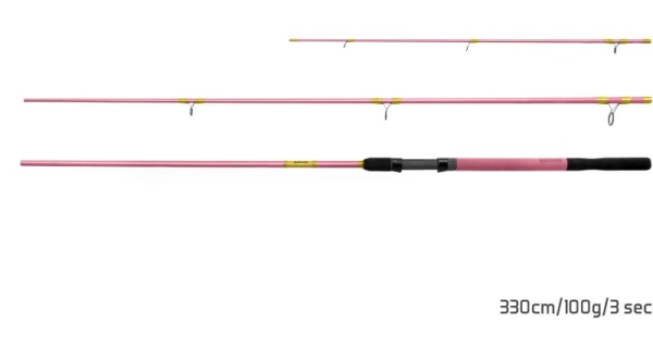 DELPHIN - Prút Queen Feeder 3,3 m 100 g + 3 špičky