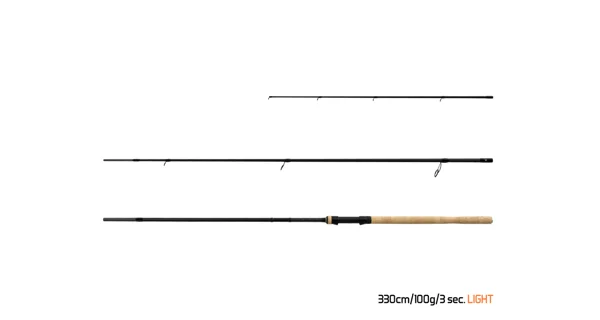 DELPHIN - Prút Reaxe Feeder Light 3,3 m 100 g 3 diely