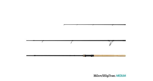 DELPHIN - Prút Reaxe Feeder Medium 3,6 m 120 g 3 diely