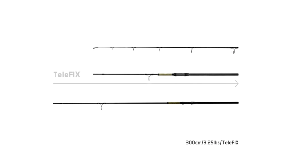 DELPHIN - Prút Stalx 270 cm 2,75 lb TeleFix
