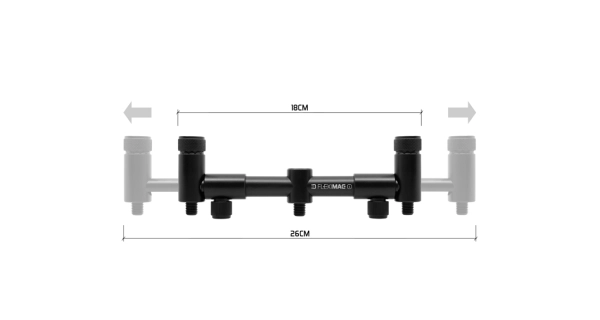 DELPHIN - Rozťahovacia hrazda na prúty FlexiMAG BUZZ L