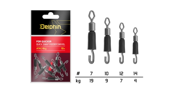 DELPHIN - Rýchlostavce s gumičkou FDR Quicker veľ. 7 19 kg 10 ks