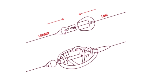 DELPHIN - Rýchlovýmenný systém náväzcov Q-METHOD 10 ks SS