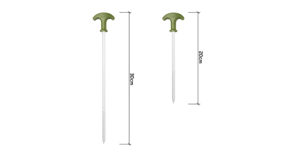 DELPHIN - Sada kolíkov Classa 30 cm 5 ks