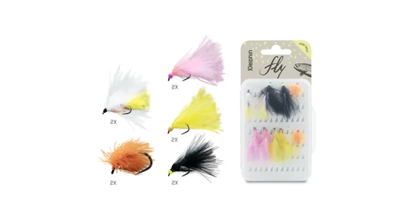 DELPHIN - Sada umelých mušiek FLY Pond Trout 10 ks