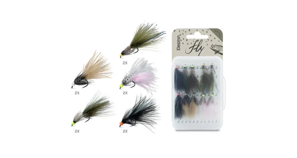 DELPHIN - Sada umelých mušiek FLY Wild Trout 10 ks