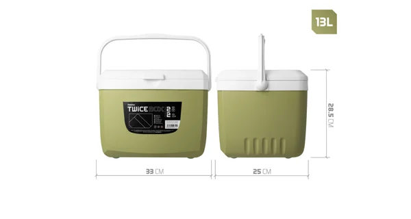 DELPHIN - Set chladiacich boxov TwiceBOX 2v1 5 l+3 l 2x 400 ml