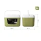 DELPHIN - Set chladiacich boxov TwiceBOX 2v1 5 l+3 l 2x 400 ml