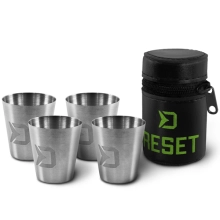 DELPHIN - Set nerezových pohárikov Reset 4v1