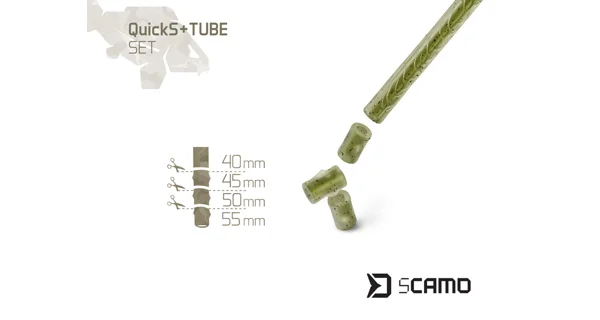 DELPHIN - Set prevleky proti zamotaniu a obratlíky sCAMO QuickS veľ. 4 + Tube 5 ks