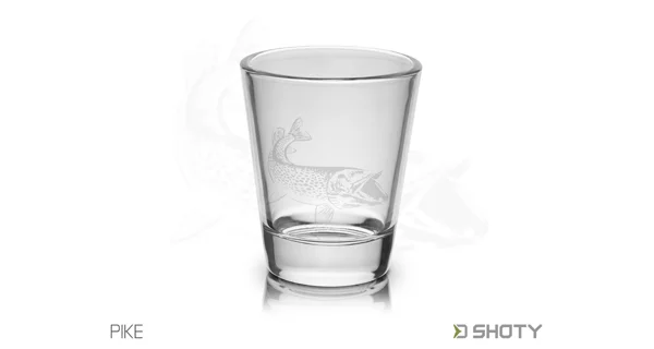 DELPHIN - Set sklenených pohárov SHOTY 6v1 55 ml 6 ks