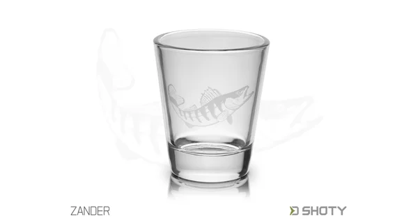 DELPHIN - Set sklenených pohárov SHOTY 6v1 55 ml 6 ks