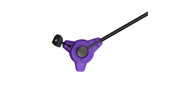 DELPHIN - Signalizátor s ramienkom Tryo Fialový