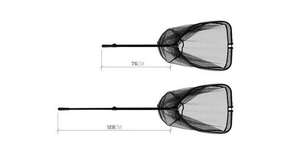 DELPHIN - Skladací podberák Halfer 190 cm