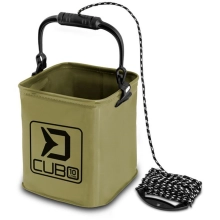 DELPHIN - Skladacie vedro CUBO 10 l + Povraz 7 m
