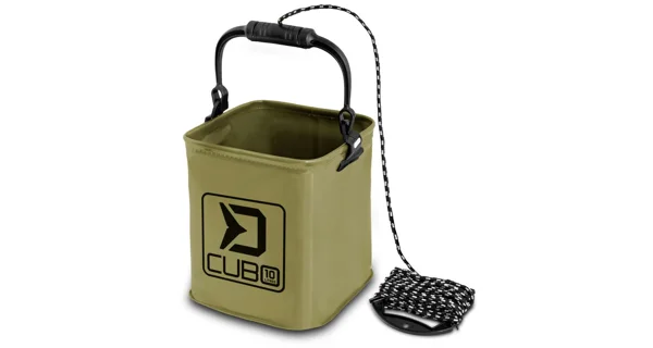 DELPHIN - Skladacie vedro CUBO 5 l + Provaz 5 m