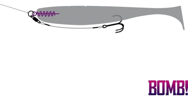 DELPHIN - Skrutkovací systém BOMB! Twisto O-Lock 3 cm 5 ks