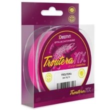 DELPHIN - Splietaná Šnúra Troutera NX 0,065 mm 2,6 kg 135 m Ružová