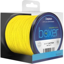 DELPHIN - Sumcová šnúra Boxer 4 Fluo Žltá 0,70 mm 62,8 kg 150 m
