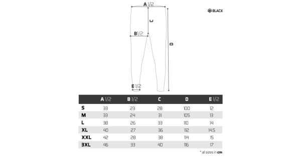 DELPHIN - Termobielizeň Tundra Blacx spodný diel veľ. 2XL