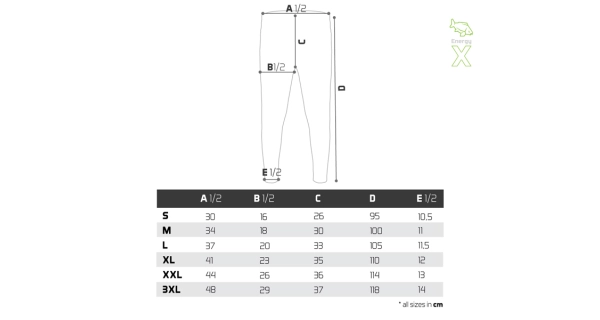 DELPHIN - Termoprádlo EnergyX spodný diel veľ. 3XL