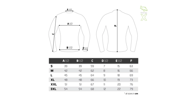 DELPHIN - Termoprádlo EnergyX vrchný diel veľ. 2XL