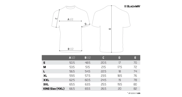 DELPHIN - Tričko BlackWay veľ. 3XL