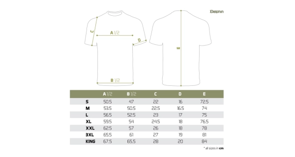 DELPHIN - Tričko Logos veľ. 3XL