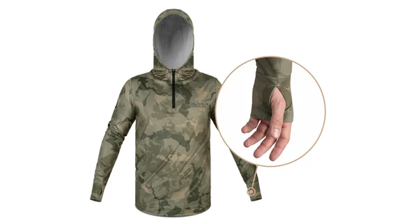 DELPHIN - Tričko s kapucňou UV ARMOR 50+ Banx veľ. 2XL