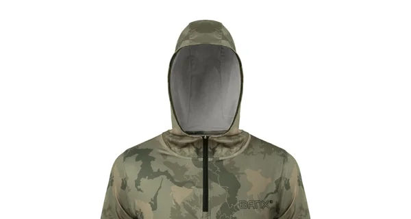 DELPHIN - Tričko s kapucňou UV ARMOR 50+ Banx veľ. S