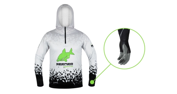 DELPHIN - Tričko s kapucňou UV Armor 50+ Reaxe veľ. M