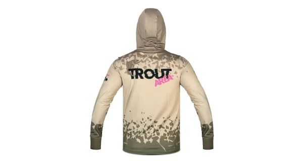 DELPHIN - Tričko s kapucňou UV ARMOR 50+ Trout veľ. L