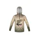 DELPHIN - Tričko s kapucňou UV ARMOR 50+ Trout veľ. S