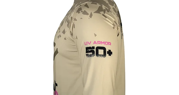 DELPHIN - Tričko s kapucňou UV ARMOR 50+ Trout veľ. XL