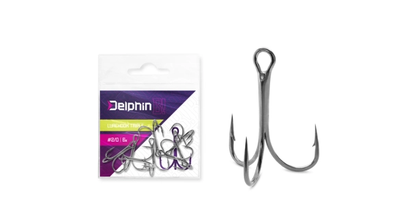 DELPHIN - Trojháčik B! LureHook Triple veľ. 4 6 ks