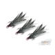 DELPHIN - Trojháčik Bird Hook Triple Čierne pierka 3 ks veľ. 4