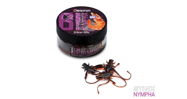 DELPHIN - Umelá nástraha B! Stinx Nympha 2,5 cm 20 ks Brick