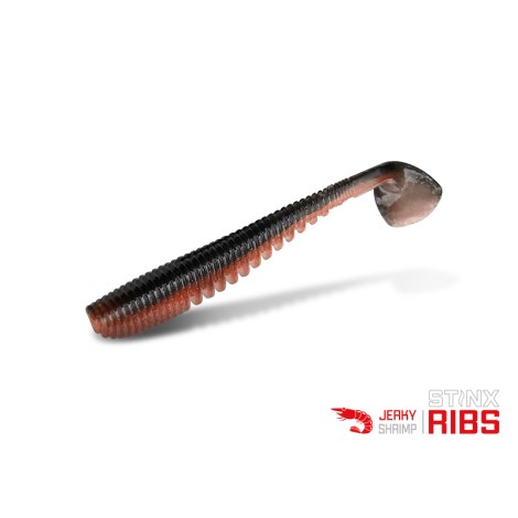 DELPHIN - Umelá nástraha B! StinxRibs 20 ks 5 cm Shrimp Jerky