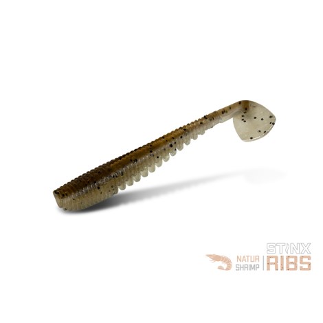 DELPHIN - Umelá nástraha B! StinxRibs 20 ks 5 cm Shrimp Natur