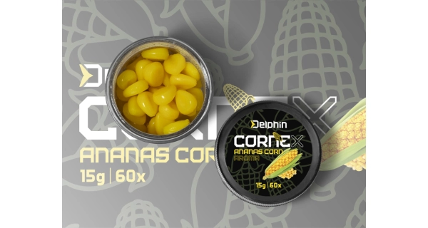 DELPHIN - Umelá nástraha CorneX Pop Up 60 ks Kukurica Ananás