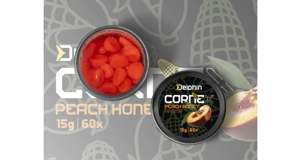 DELPHIN - Umelá nástraha CorneX Pop Up 60 ks Medová broskyňa