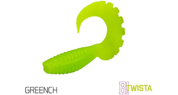 DELPHIN - Umelá nástraha Twista UVs Greench 8 cm 5 ks