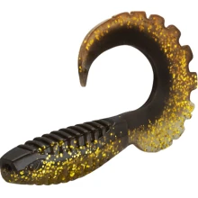 DELPHIN - Umelá nástraha Twista UVs MudGold 8 cm 5 ks