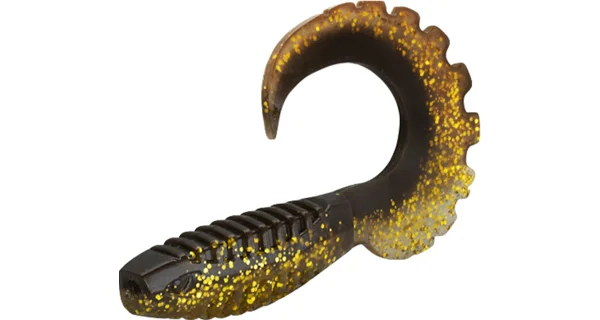 DELPHIN - Umelá nástraha Twista UVs MudGold 8 cm 5 ks