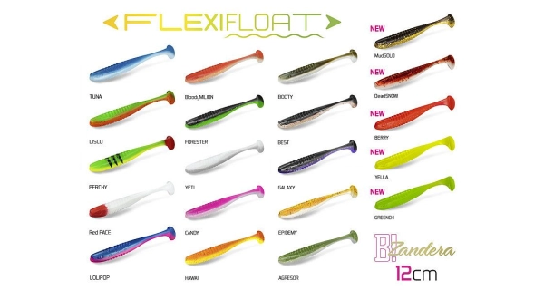 DELPHIN - Umelá nástraha Zandera FlexiFloat UVs Hawai 12 cm 5 ks