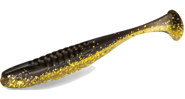 DELPHIN - Umelá nástraha Zandera UVs MudGold 12 cm 5 ks