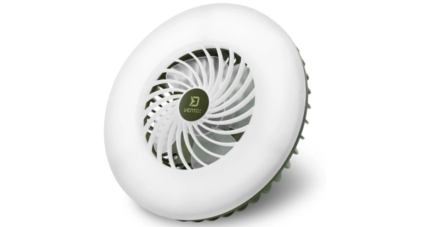 DELPHIN - Ventilátor so svetlom Ventix 4400 mAh